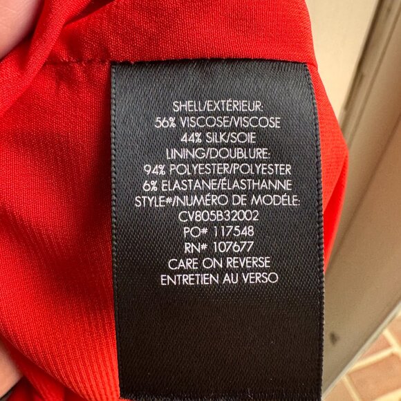 NWOT Alice + Olivia Sheila Lips Burnout Tie-Neck Top Cheetah Print Size M - Picture 8 of 13